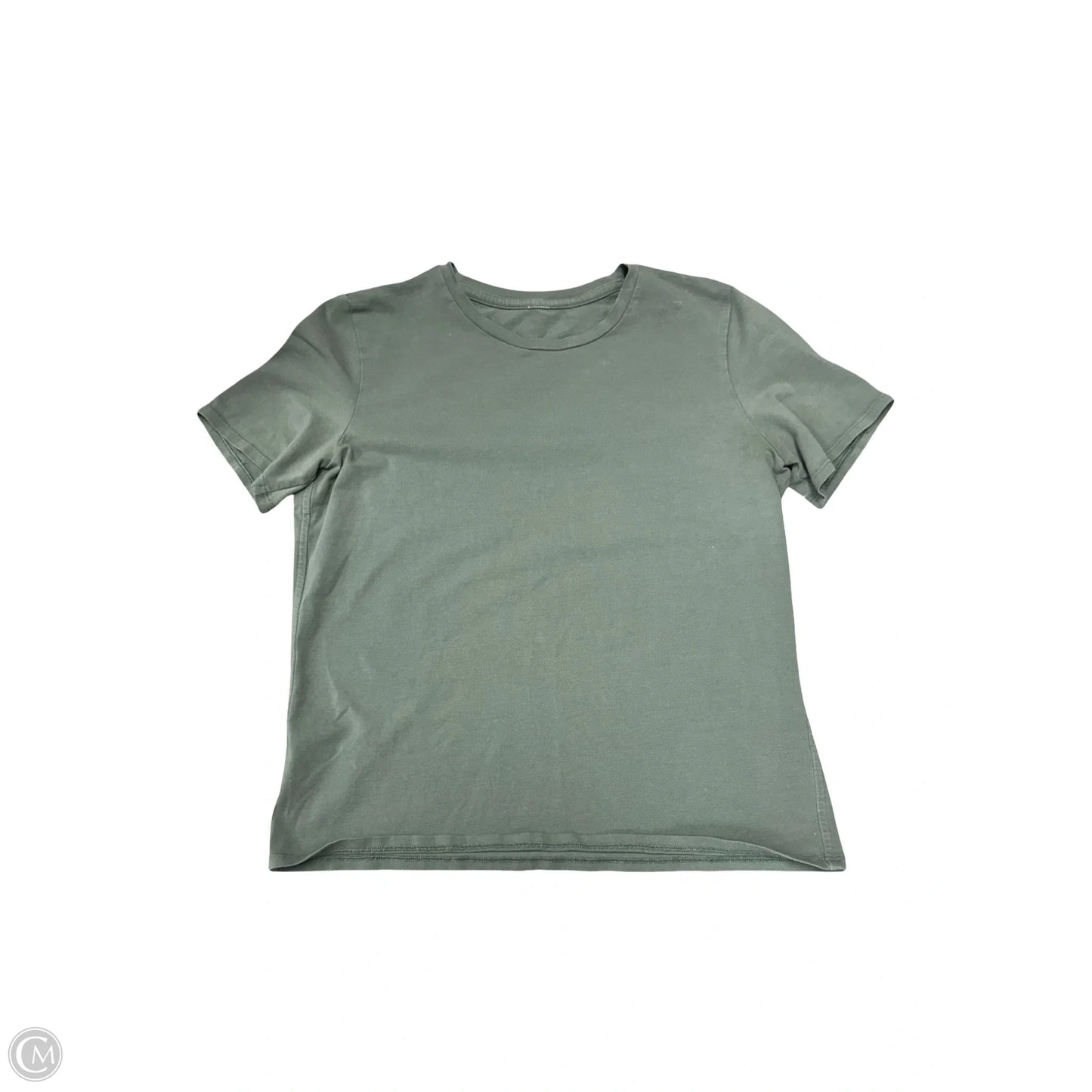 Top Short Sleeve By Lululemon In Green, Size: 4