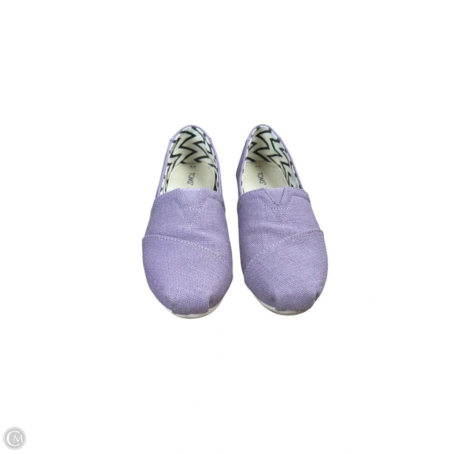 Shoes Flats By Toms In Purple, Size: 7
