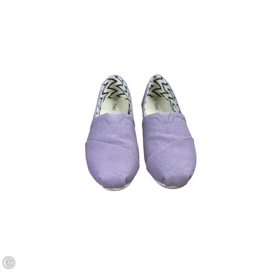 Shoes Flats By Toms In Purple, Size: 7