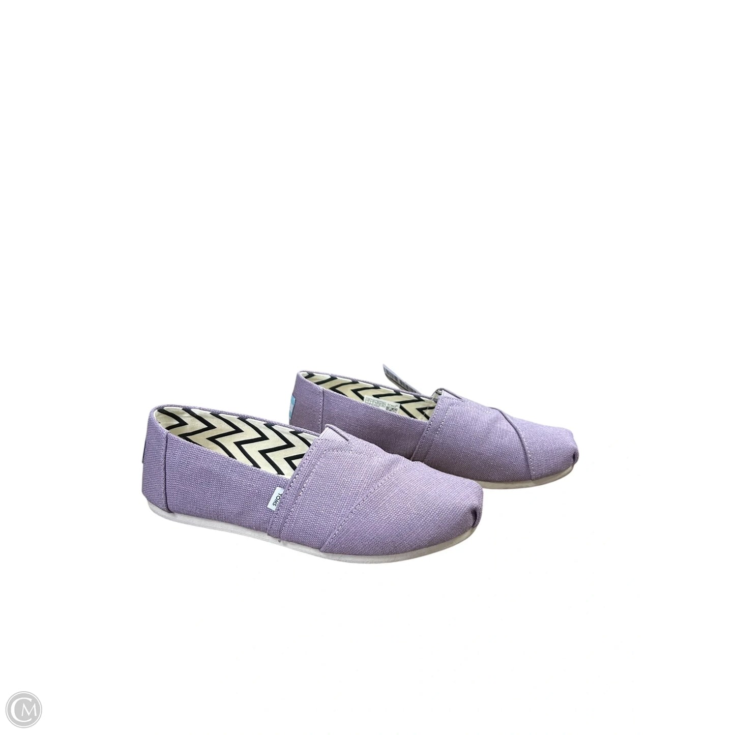 Shoes Flats By Toms In Purple, Size: 7