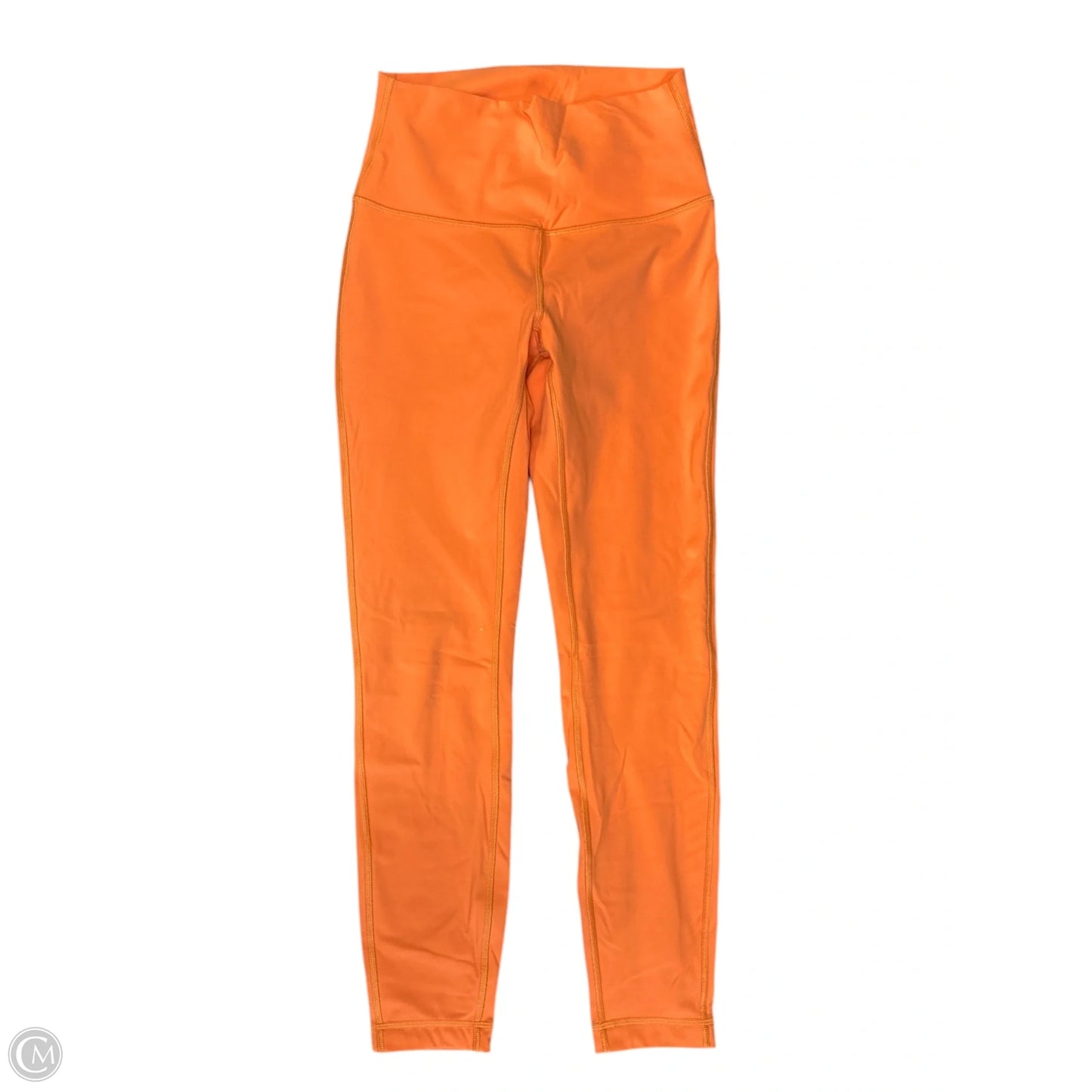 Athletic Leggings By Lululemon In Orange, Size: 4