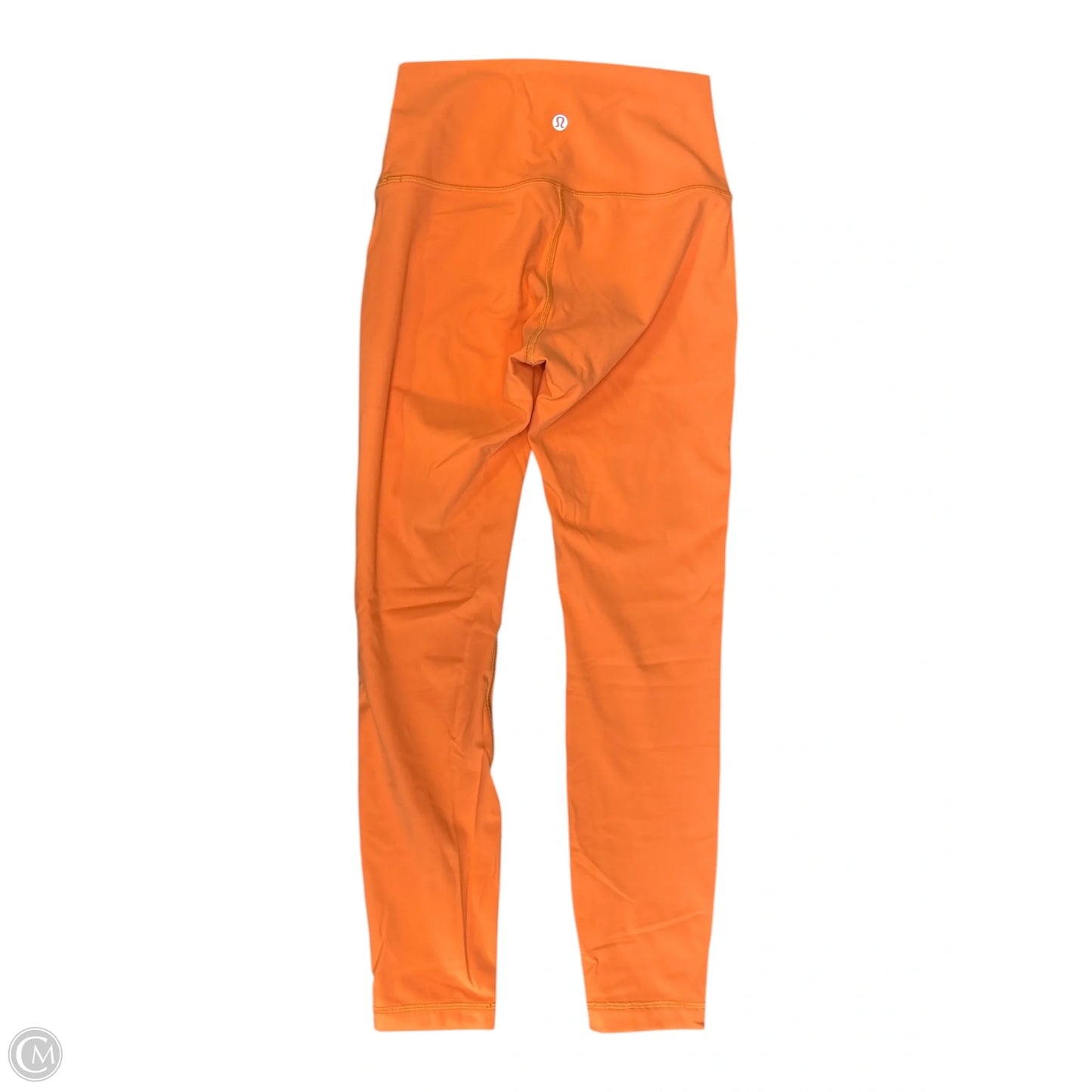 Athletic Leggings By Lululemon In Orange, Size: 4