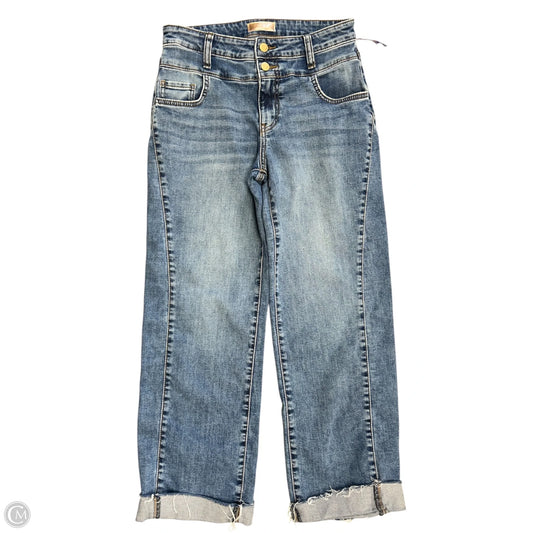Jeans Wide Leg By Kut In Blue Denim, Size: 2
