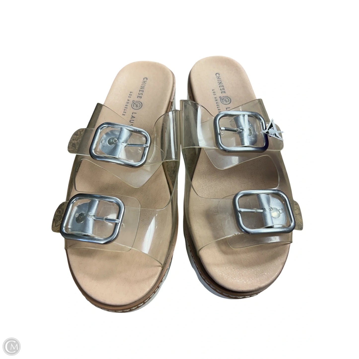 Sandals Flats By Chinese Laundry In Clear, Size: 7