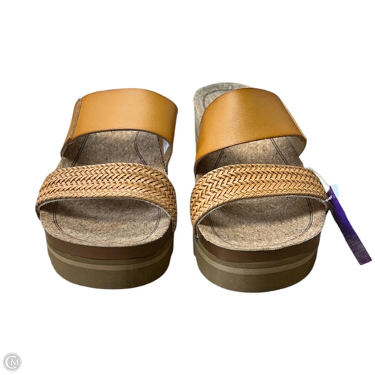 Sandals Flats By Reef In Brown, Size: 8