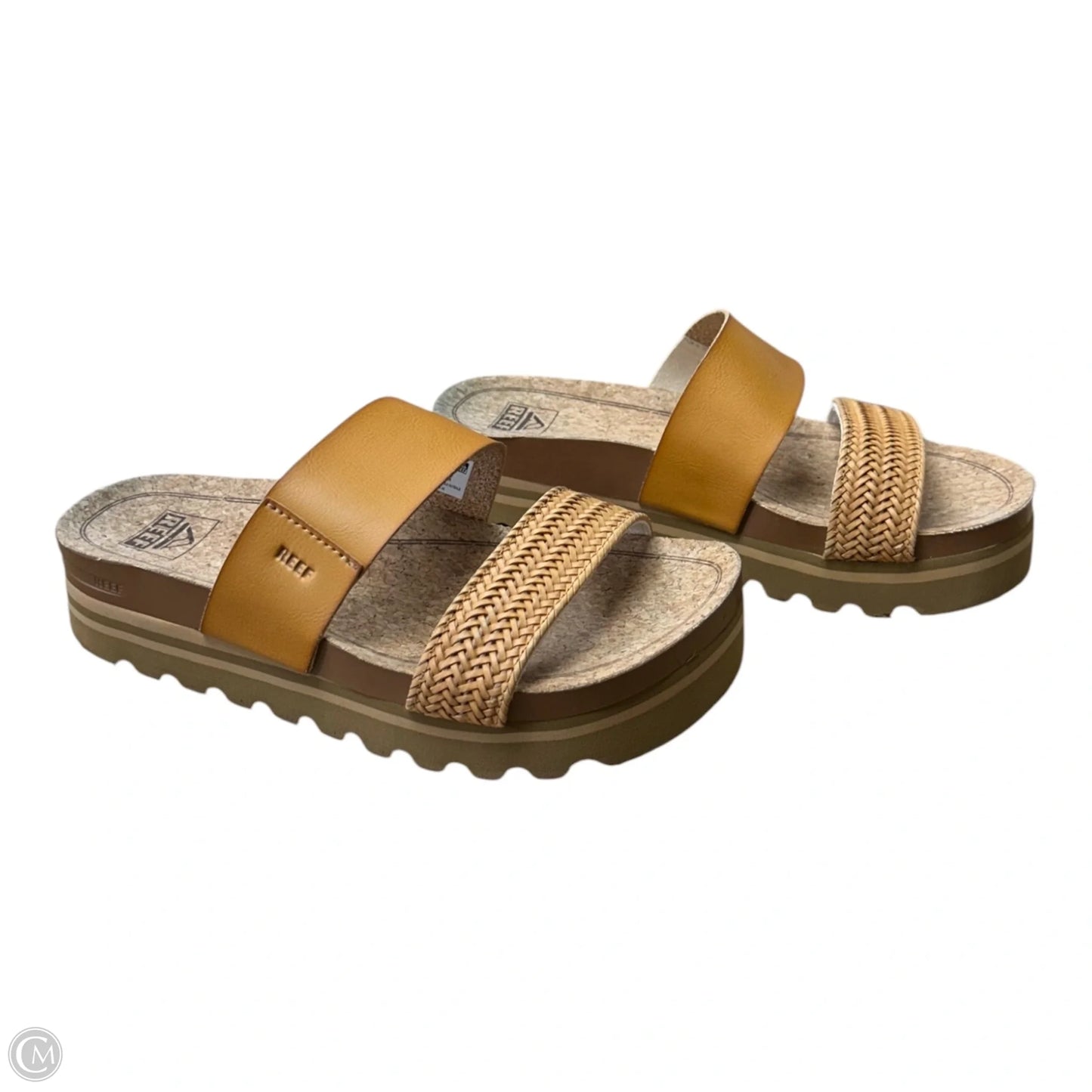 Sandals Flats By Reef In Brown, Size: 8