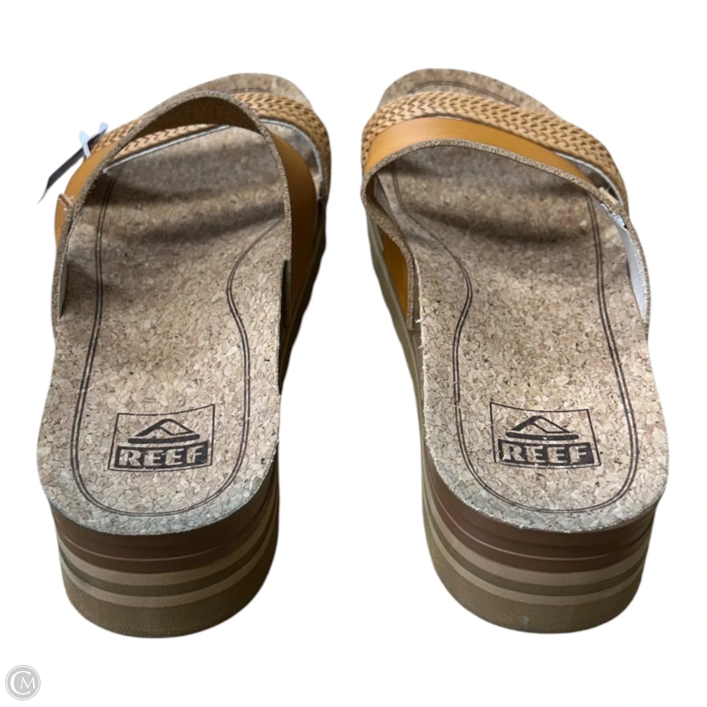Sandals Flats By Reef In Brown, Size: 8