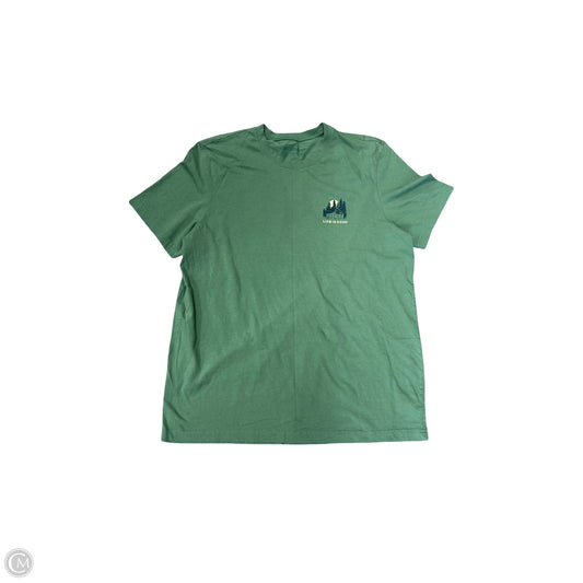 Top Short Sleeve Basic By Life Is Good In Green, Size: Xl