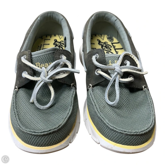 Shoes Flats By L.l. Bean In Green & Yellow, Size: 9