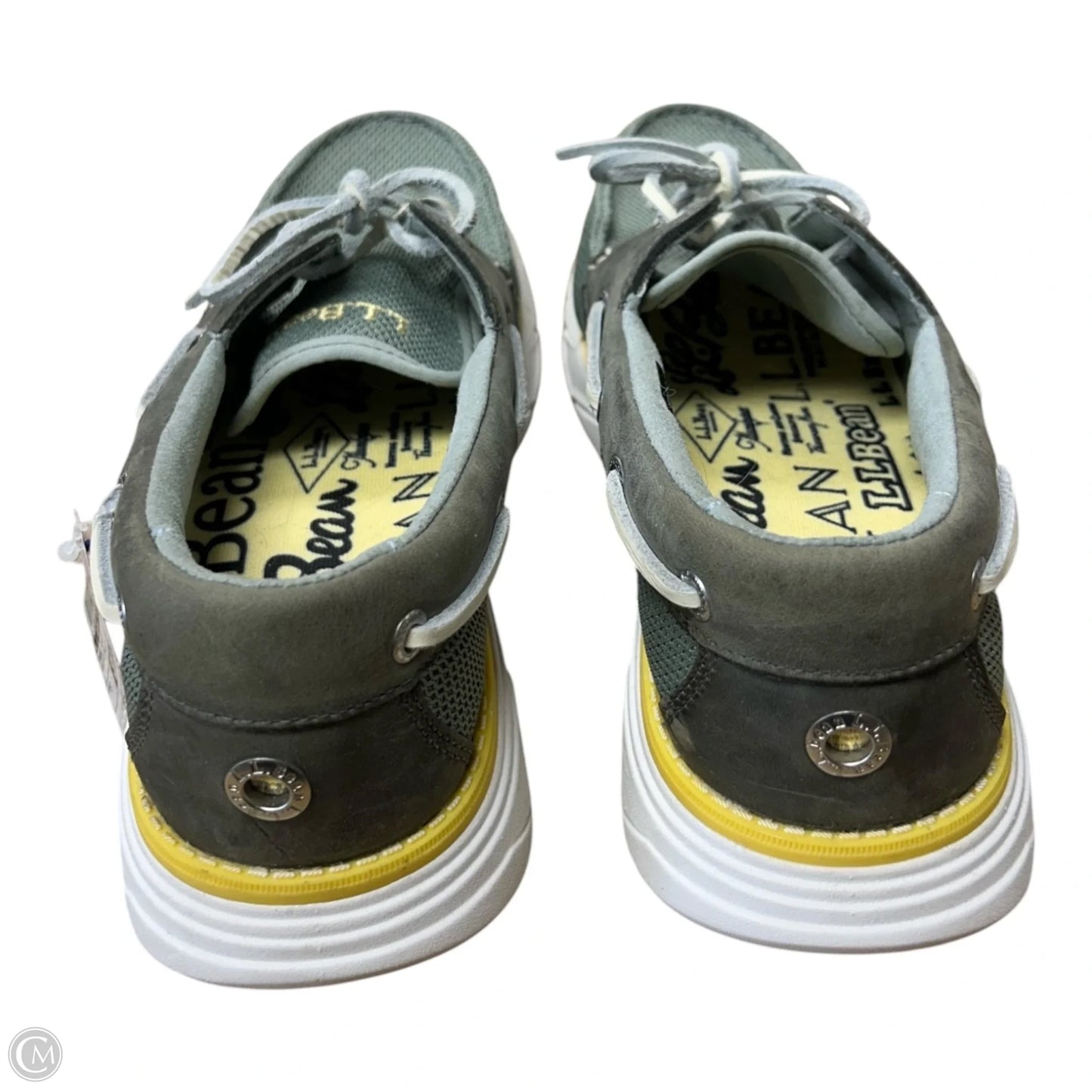Shoes Flats By L.l. Bean In Green & Yellow, Size: 9