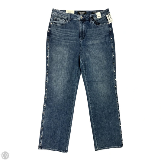 Jeans Straight By Judy Blue In Blue Denim, Size: 14