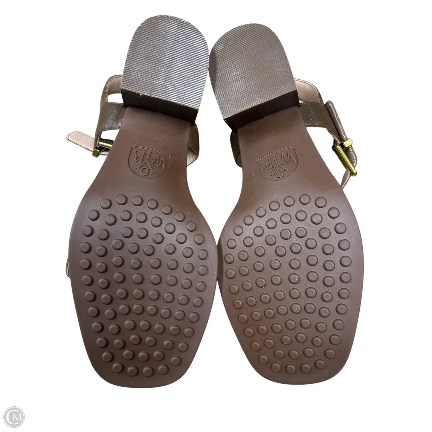 Sandals Heels Block By Cmc In Brown, Size: 10