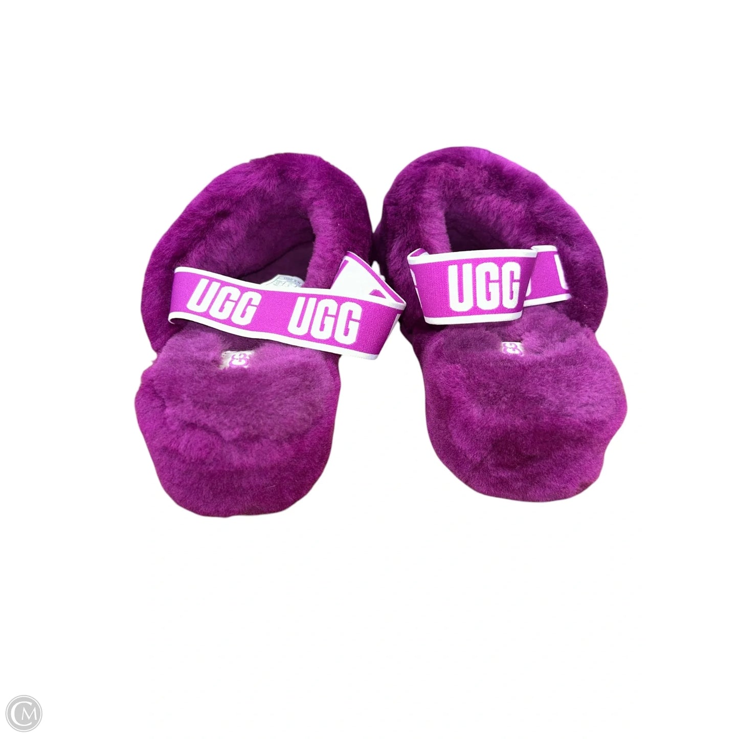 Slippers Designer By Ugg In Purple, Size: 10