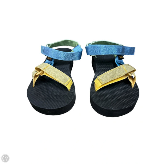 Sandals Flats By Teva In Multi-colored, Size: 7