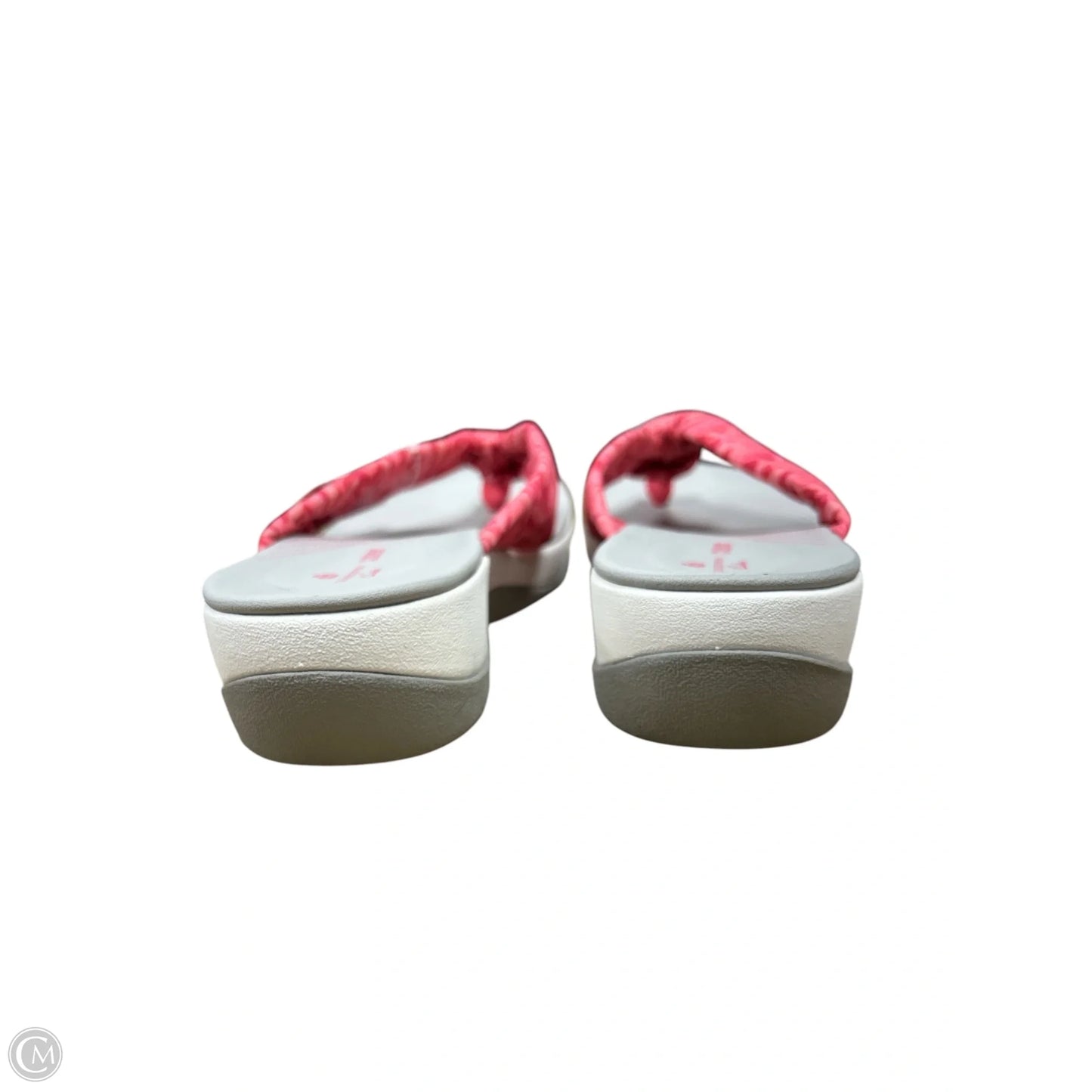 Sandals Flip Flops By Clarks In Pink, Size: 9