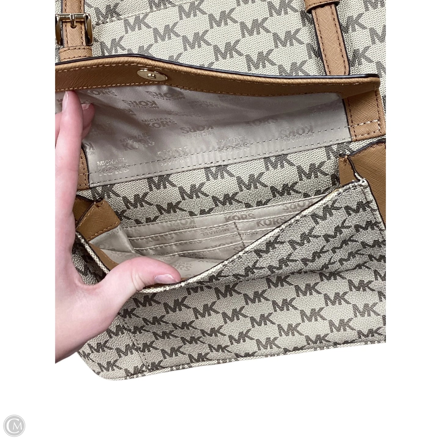 Handbag Designer By Michael Kors, Size: Medium