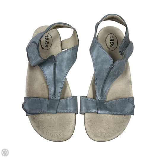 Sandals Flats By Taos In Grey, Size: 11