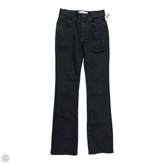 Jeans Straight By Cabi In Black Denim, Size: 0