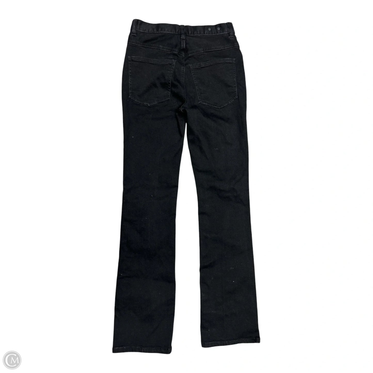 Jeans Straight By Cabi In Black Denim, Size: 0