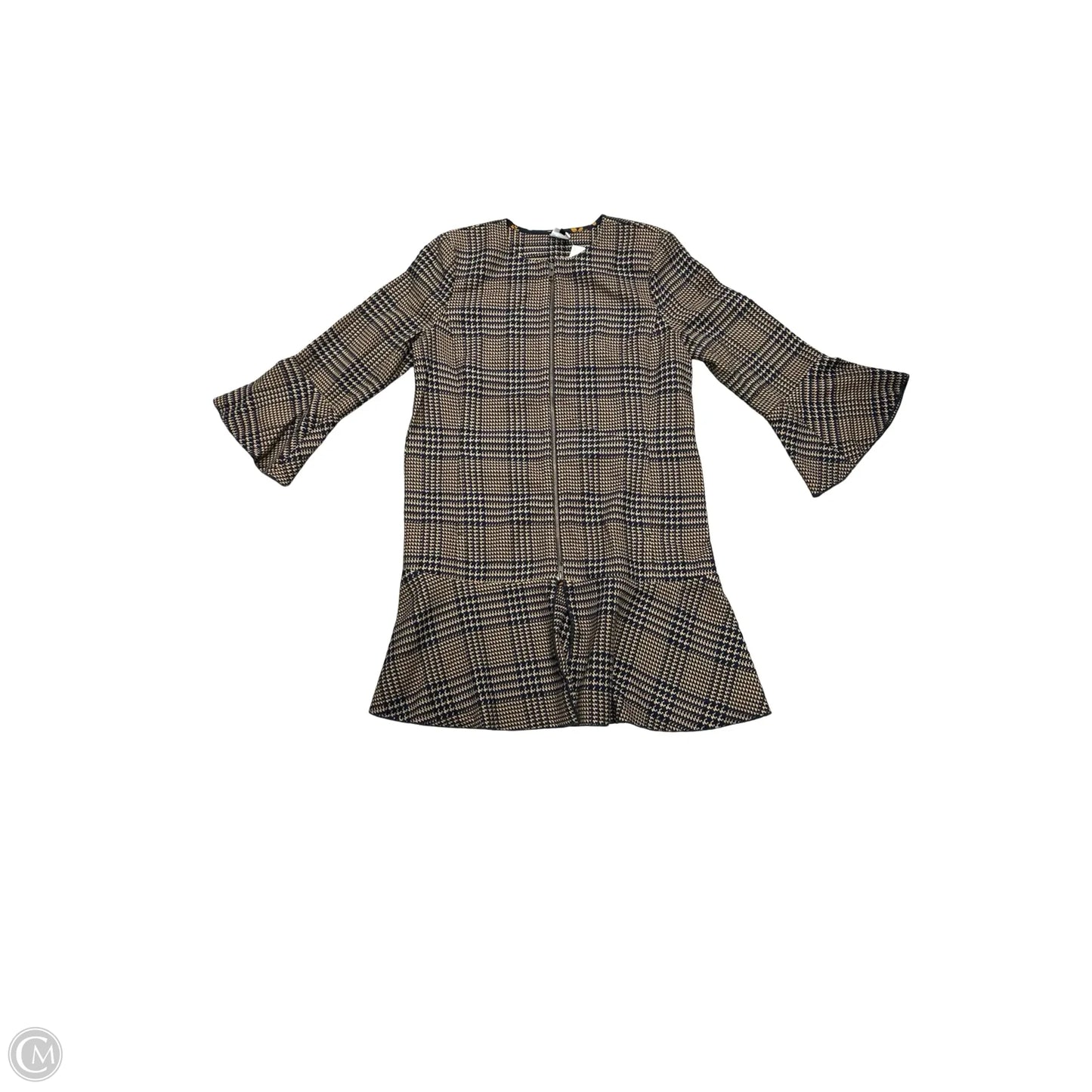 Dress Work By Cabi In Blue & Brown, Size: M