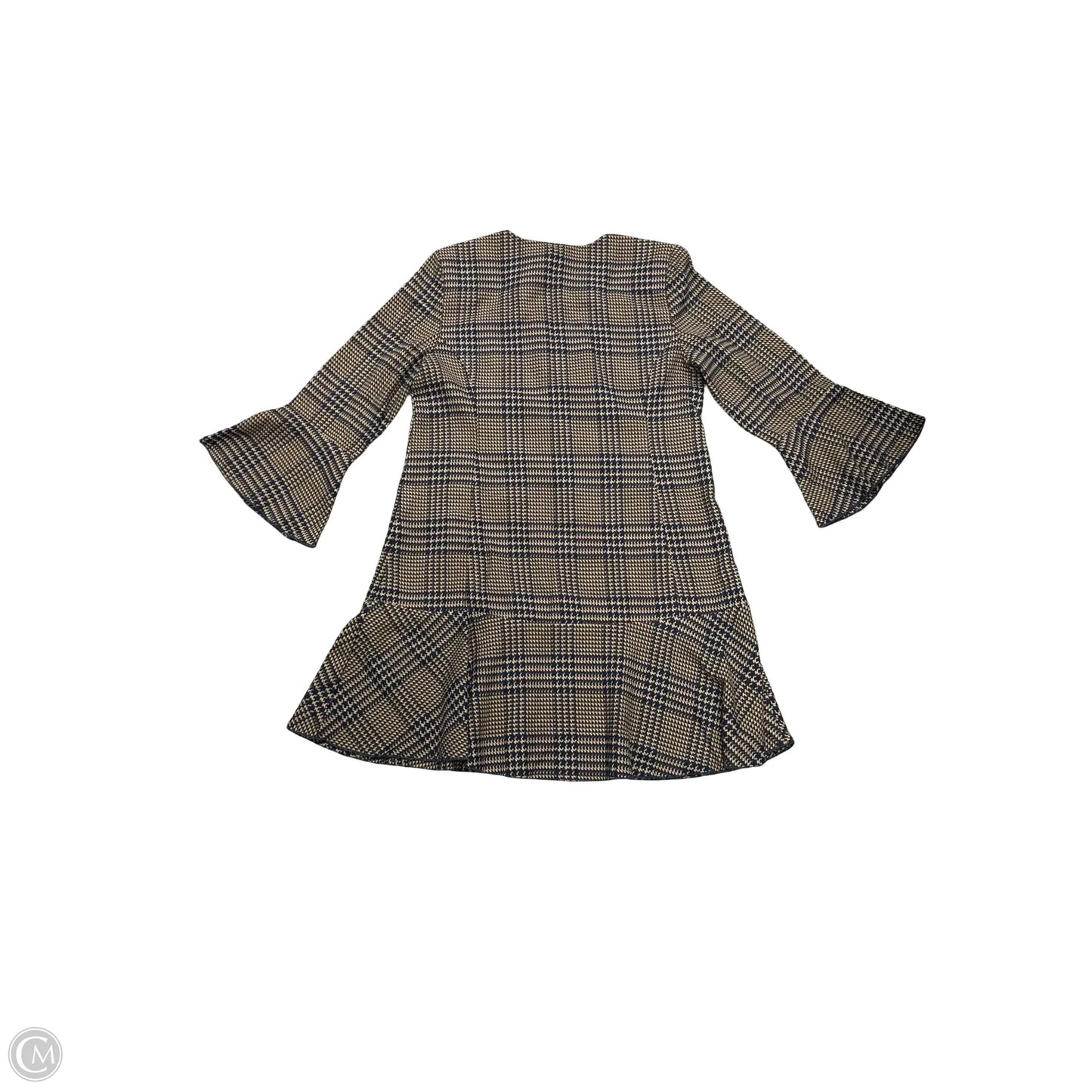 Dress Work By Cabi In Blue & Brown, Size: M