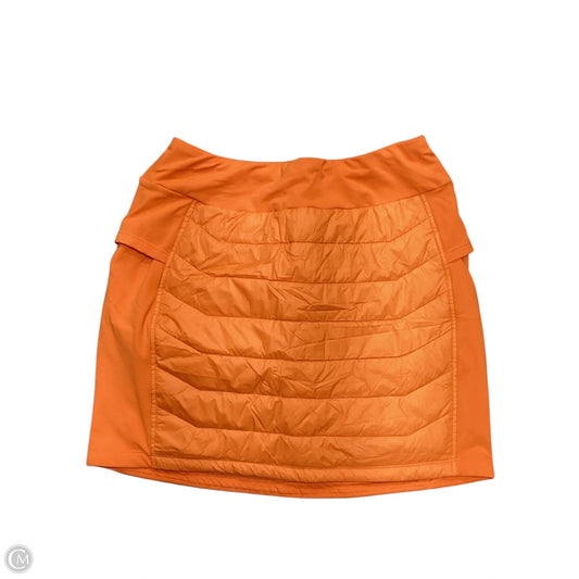 Skirt Mini & Short By Baleaf In Orange, Size: M