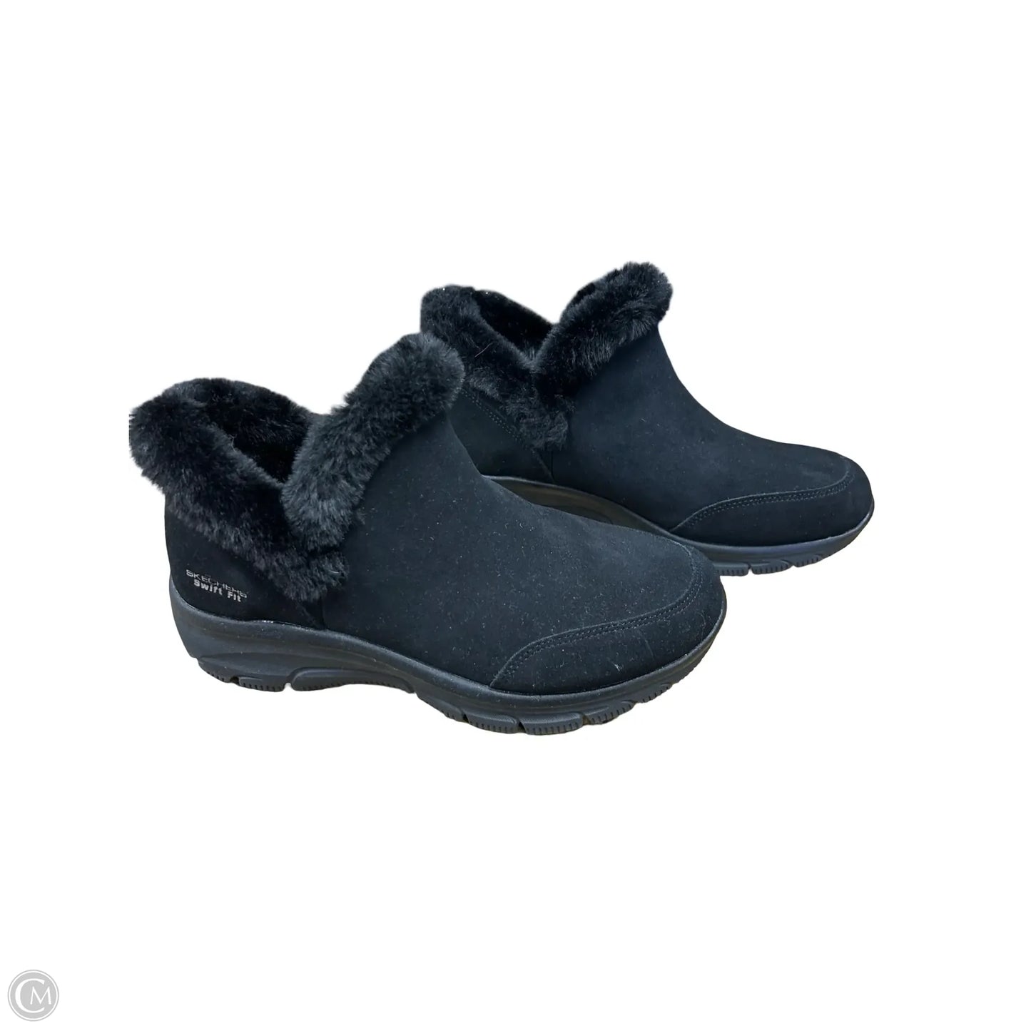 Boots Ankle Heels By Skechers In Black, Size: 8