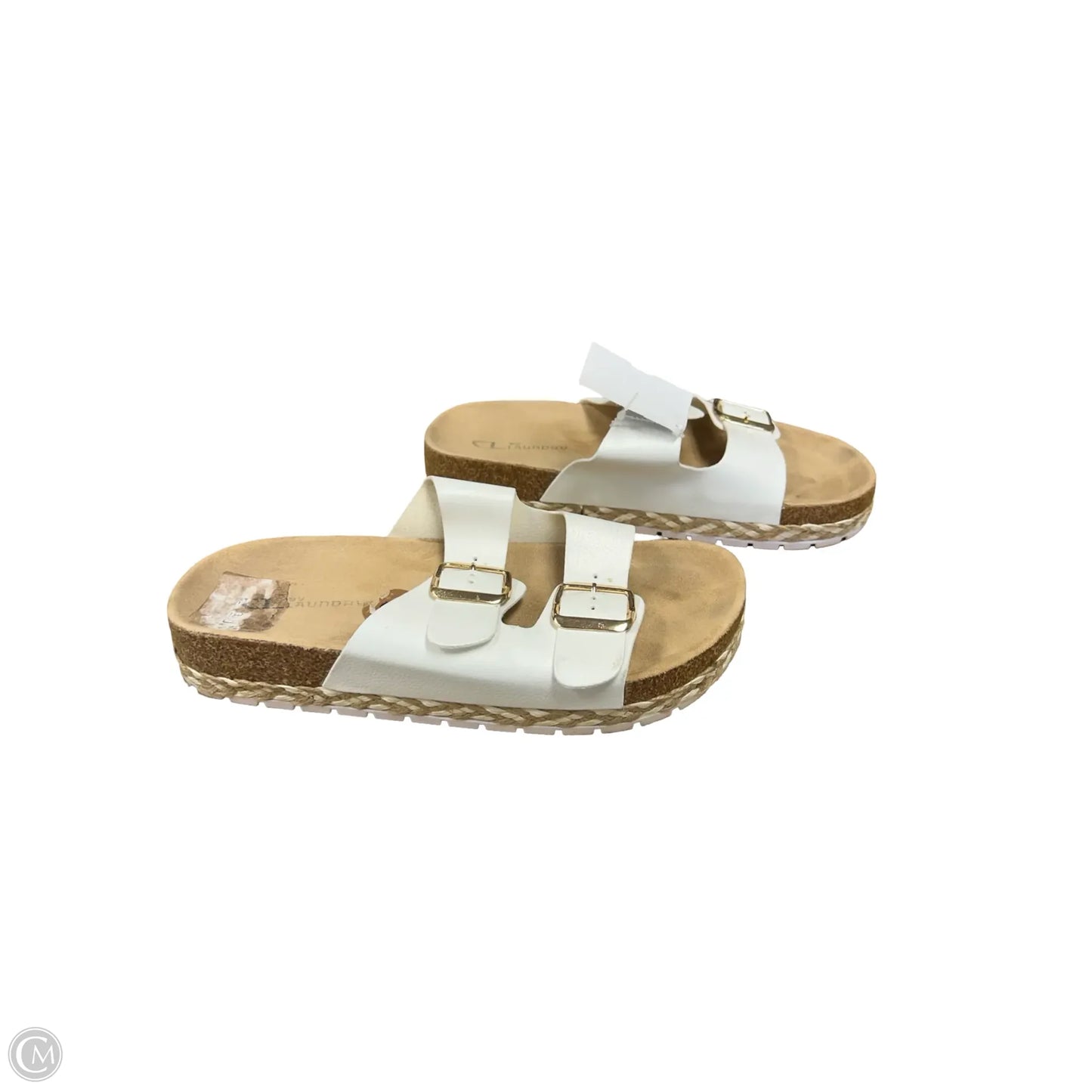 Sandals Heels Block By Clothes Mentor In Brown, Size: 8