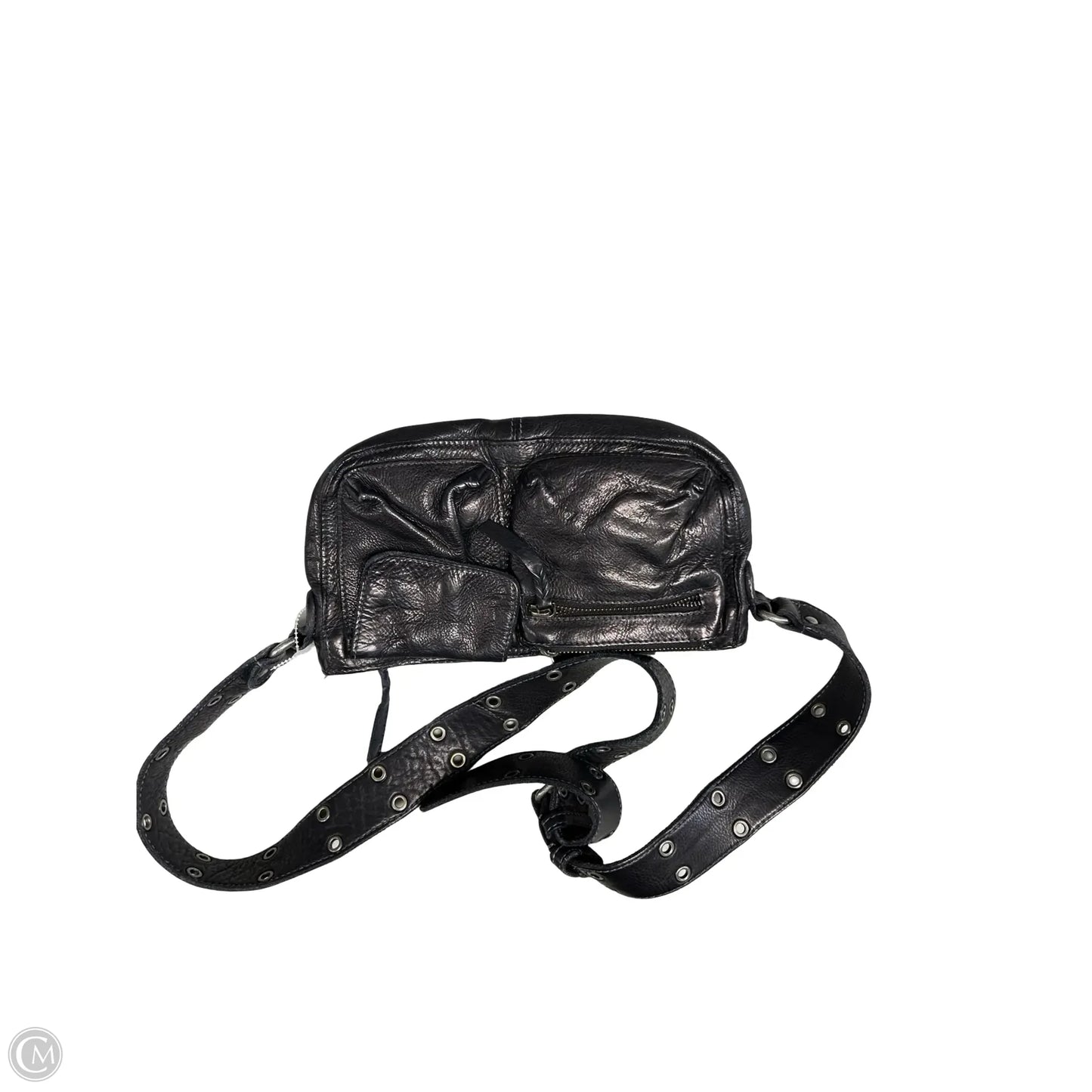 Crossbody Leather By Free People, Size: Small