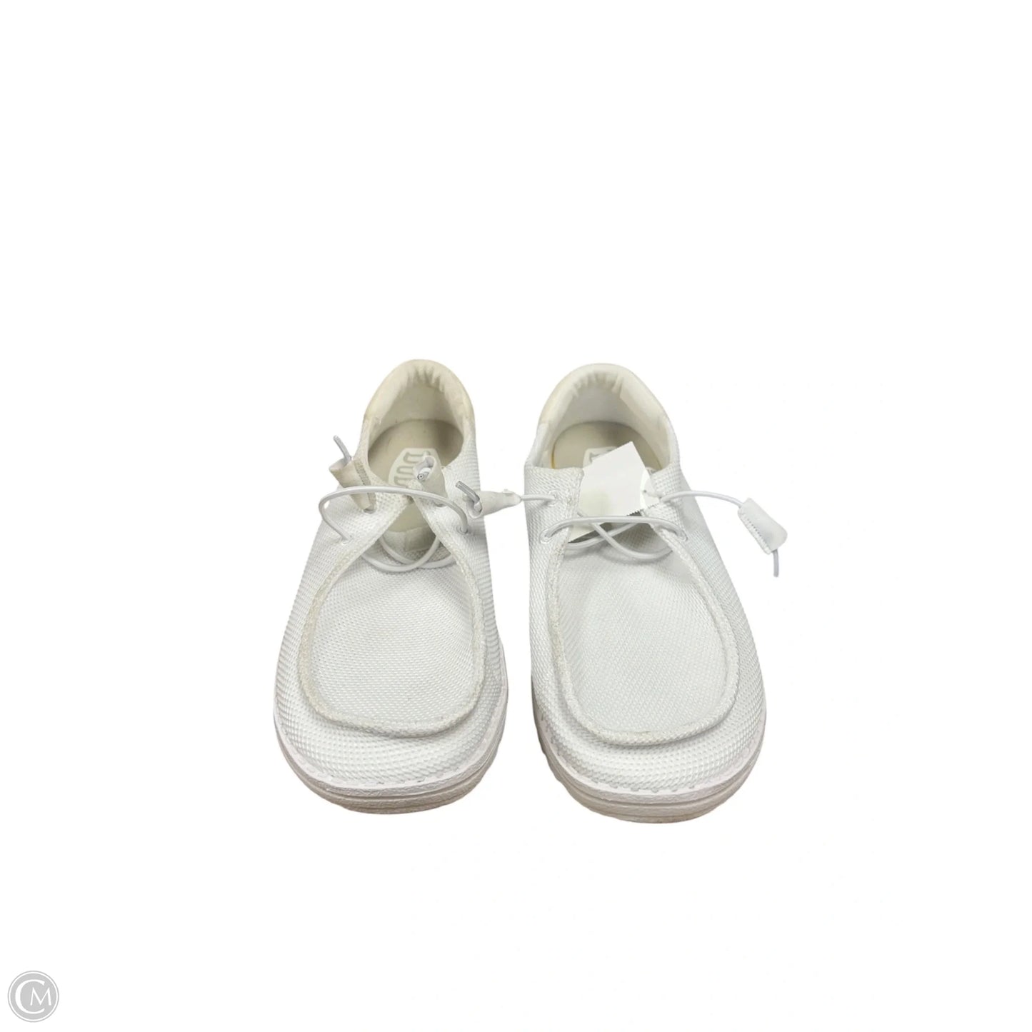 Shoes Flats By Hey Dude In White, Size: 10