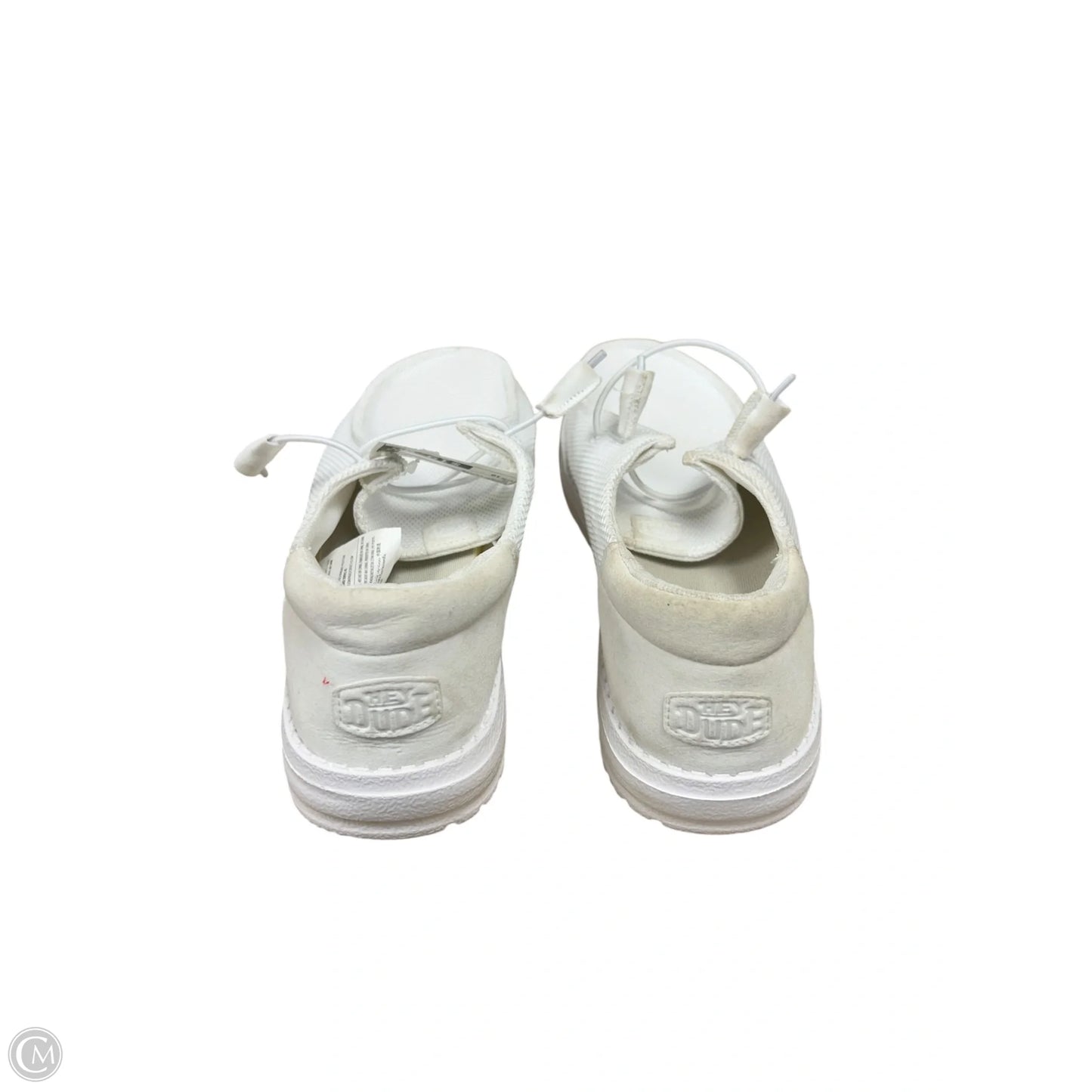 Shoes Flats By Hey Dude In White, Size: 10