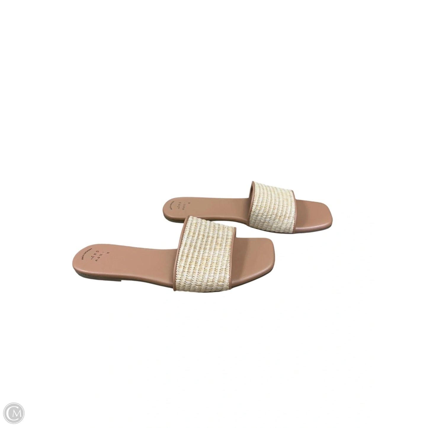Sandals Flats By A New Day In Tan, Size: 7.5