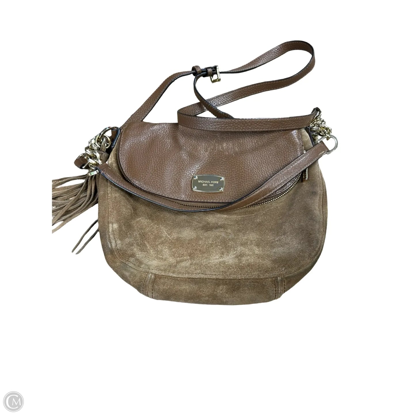 Crossbody Designer By Michael Kors, Size: Medium