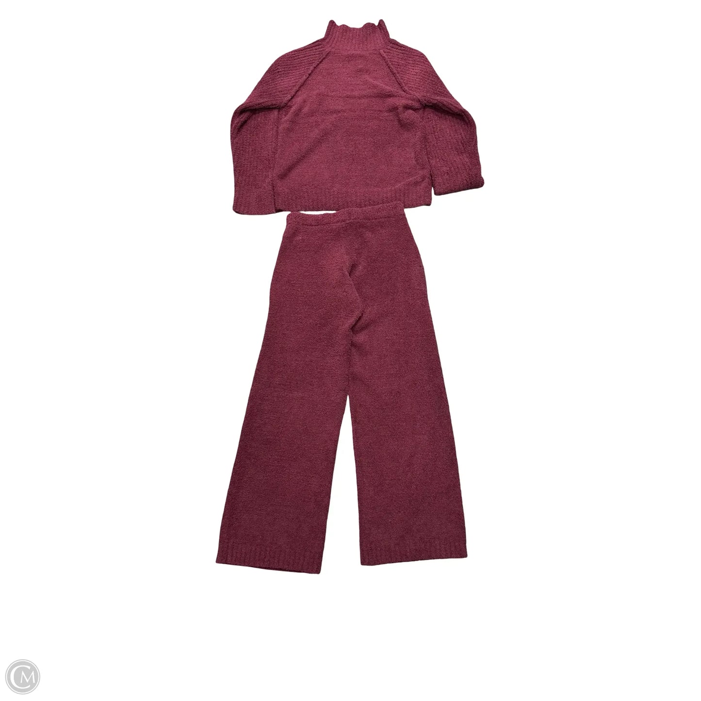 Pants Set 2pc By Cmc In Maroon, Size: Xs
