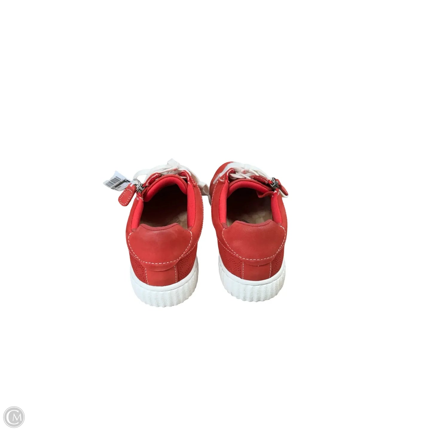 Shoes Sneakers By Clarks In Red, Size: 7