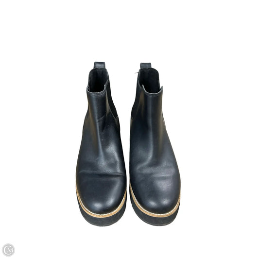 Boots Ankle Heels By Clothes Mentor In Black, Size: 8.5