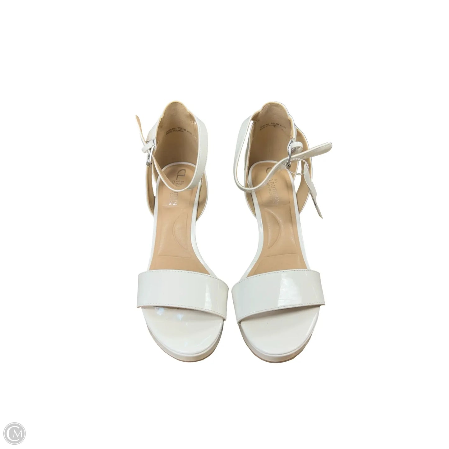Sandals Heels Block By Cl By Chinese Laundry In White, Size: 7