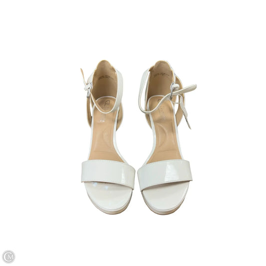 Sandals Heels Block By Cl By Chinese Laundry In White, Size: 7