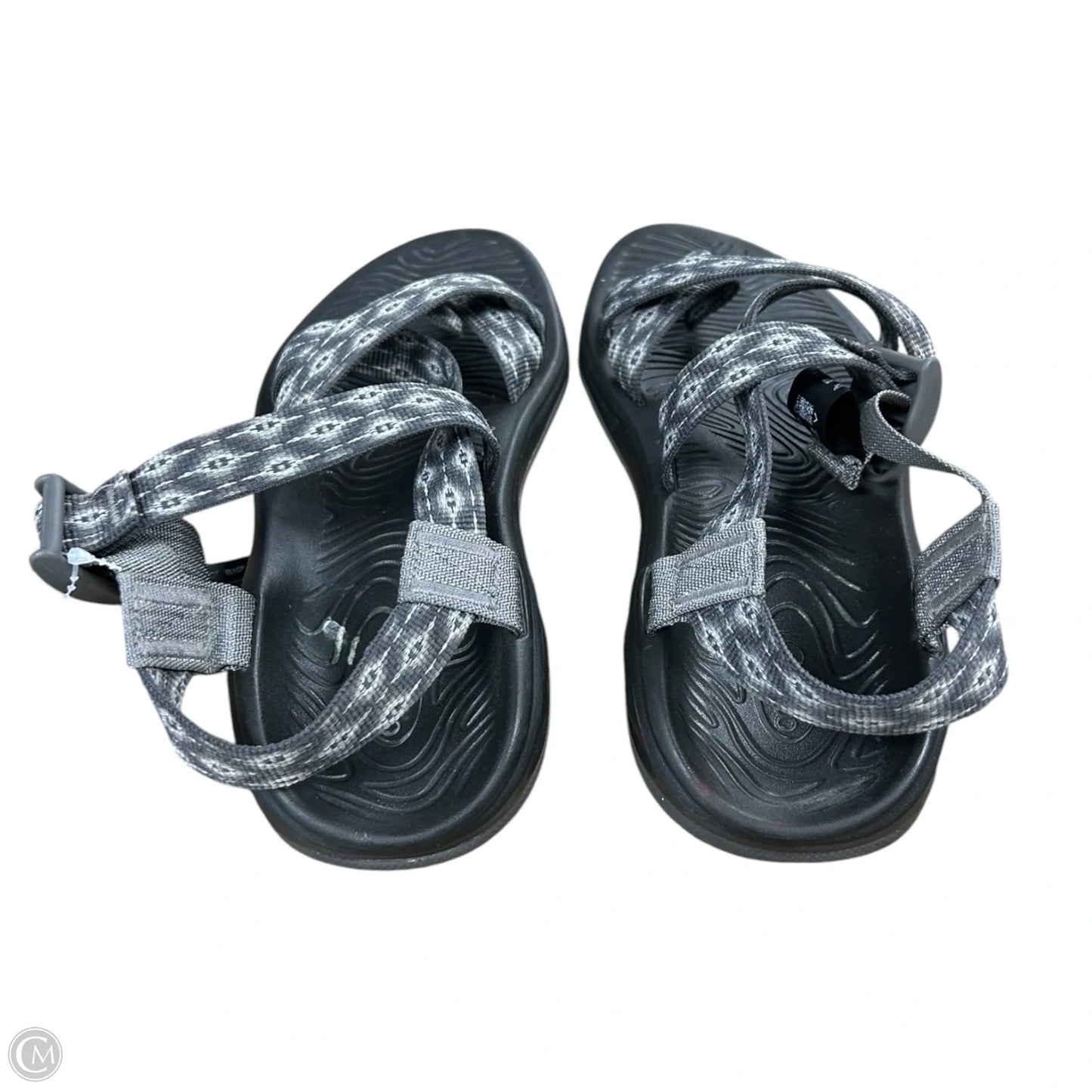 Sandals Flats By Chacos In Grey & White, Size: 8