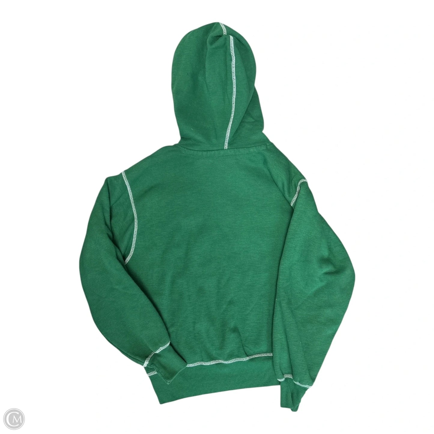 Sweatshirt Hoodie By Clothes Mentor In Green, Size: S