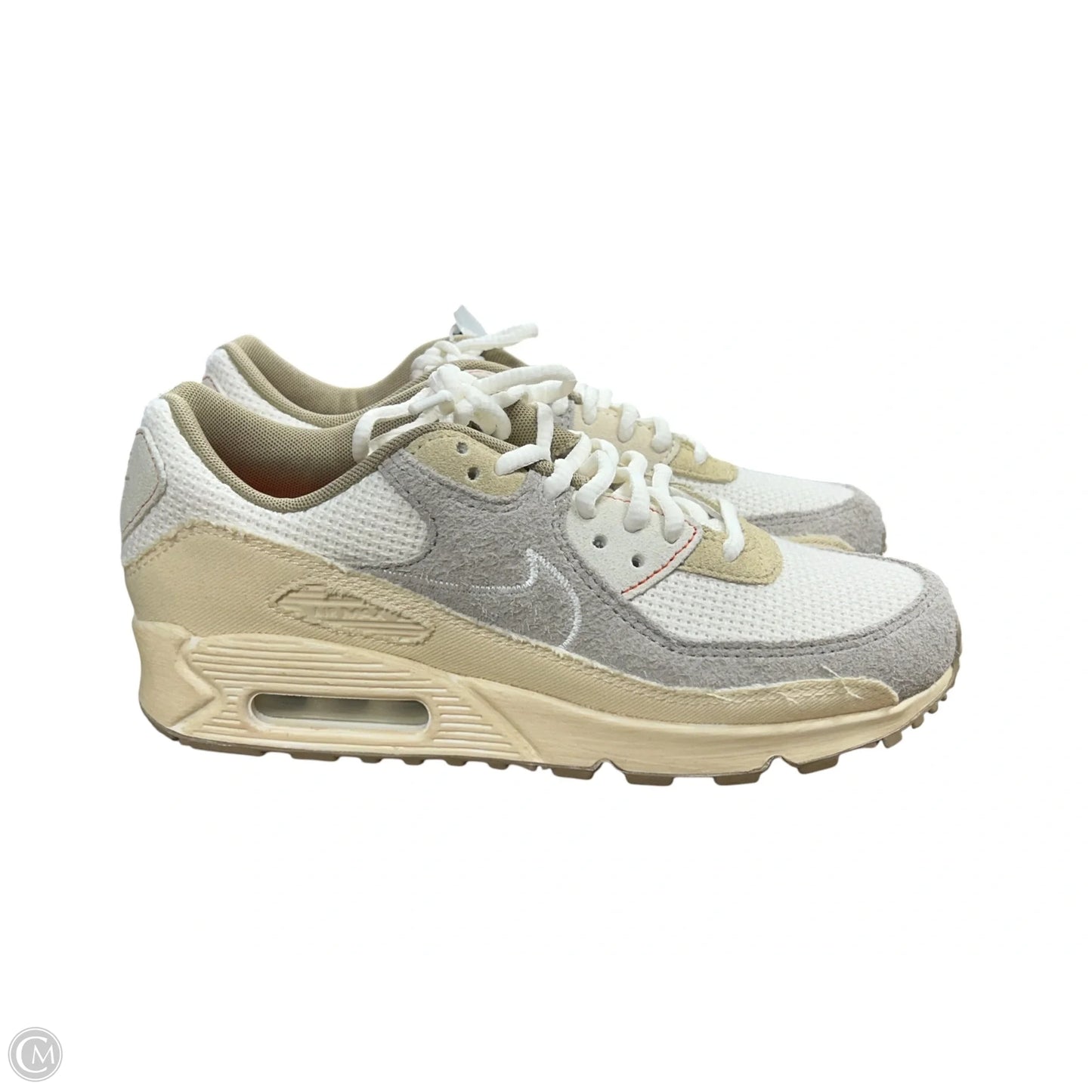 Shoes Athletic By Nike In Cream & Grey, Size: 6.5