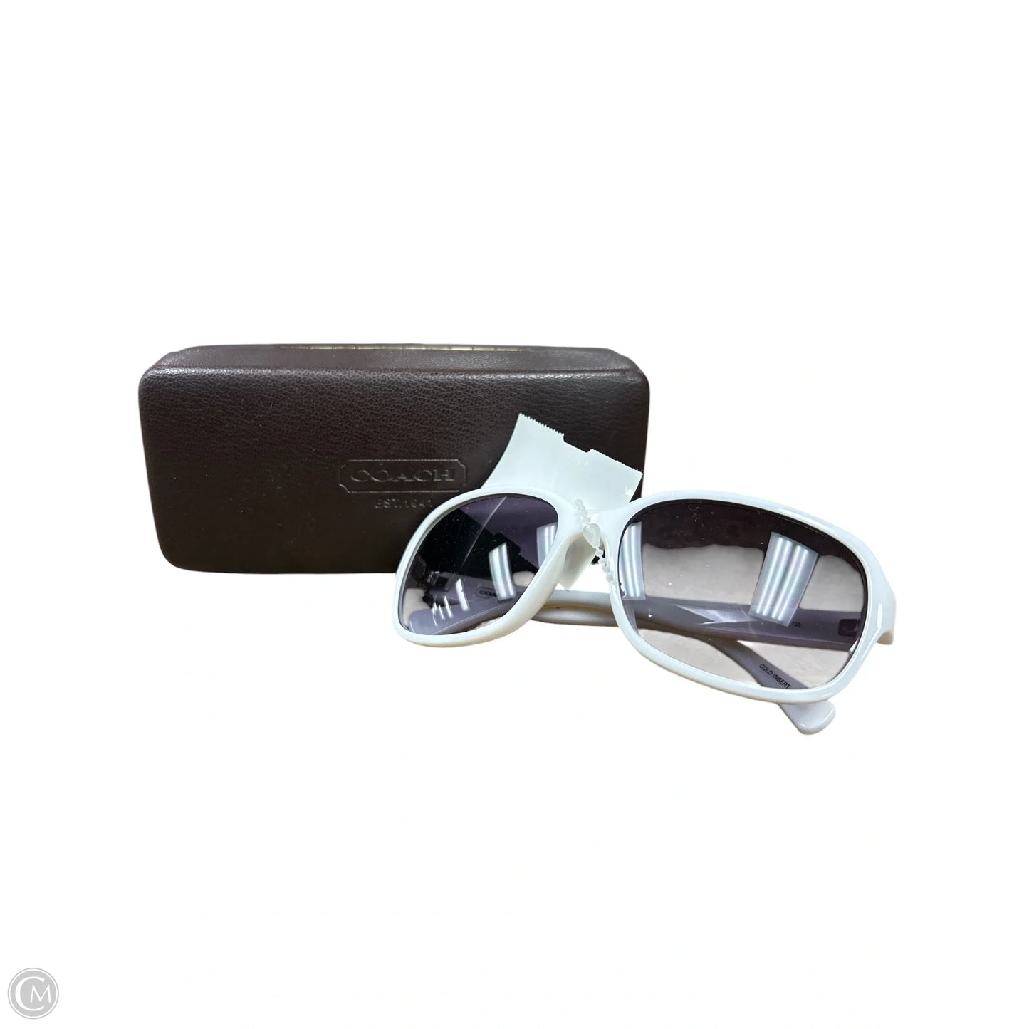 Sunglass Case Designer By Coach, Size: