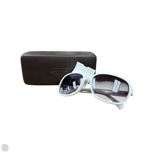 Sunglass Case Designer By Coach, Size: