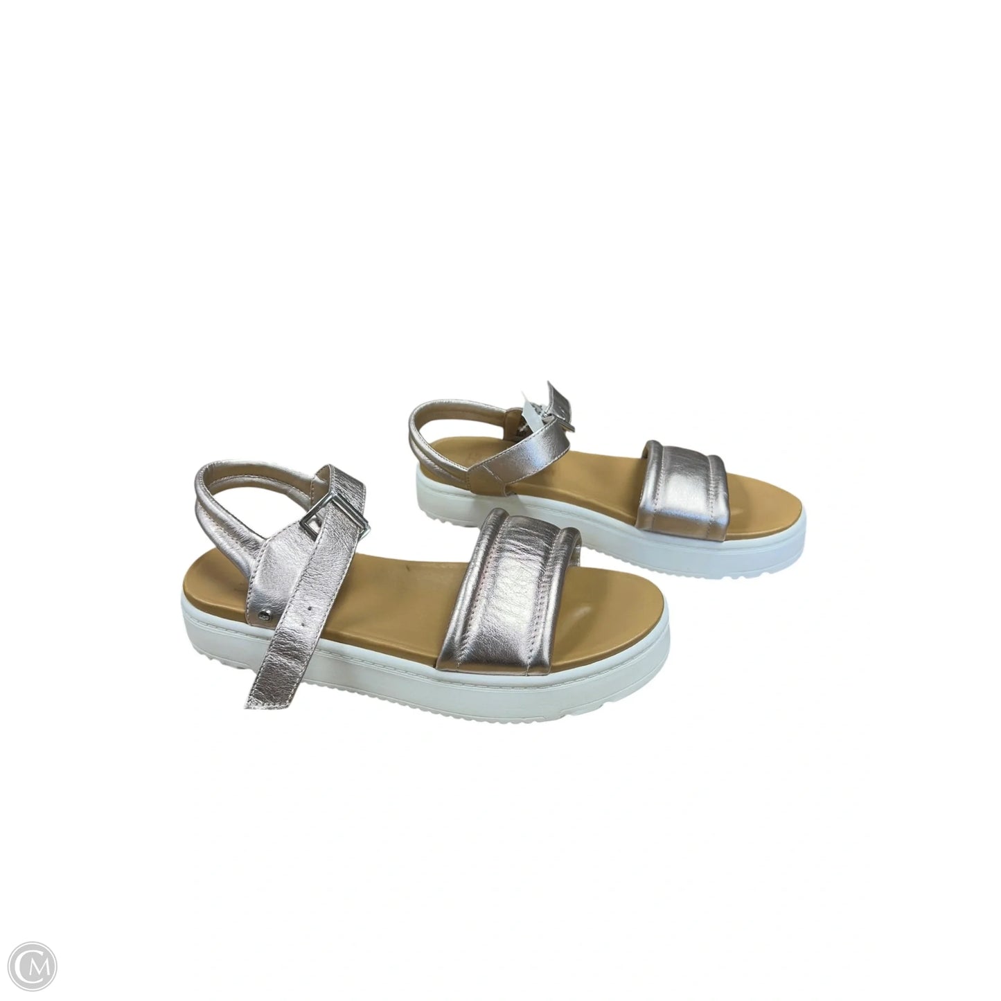 Sandals Designer By Ugg In Gold, Size: 8.5
