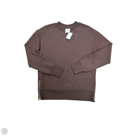 Sweatshirt Crewneck By Varley In Brown, Size: XS