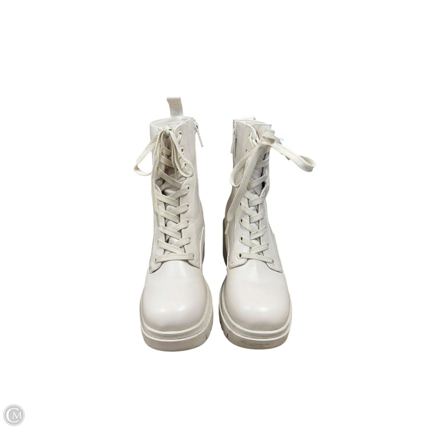 Boots Combat By Guess In Cream, Size: 7.5