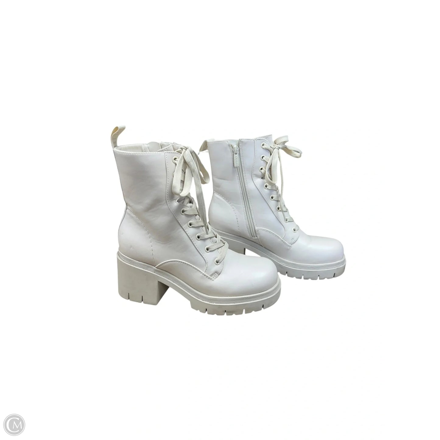 Boots Combat By Guess In Cream, Size: 7.5