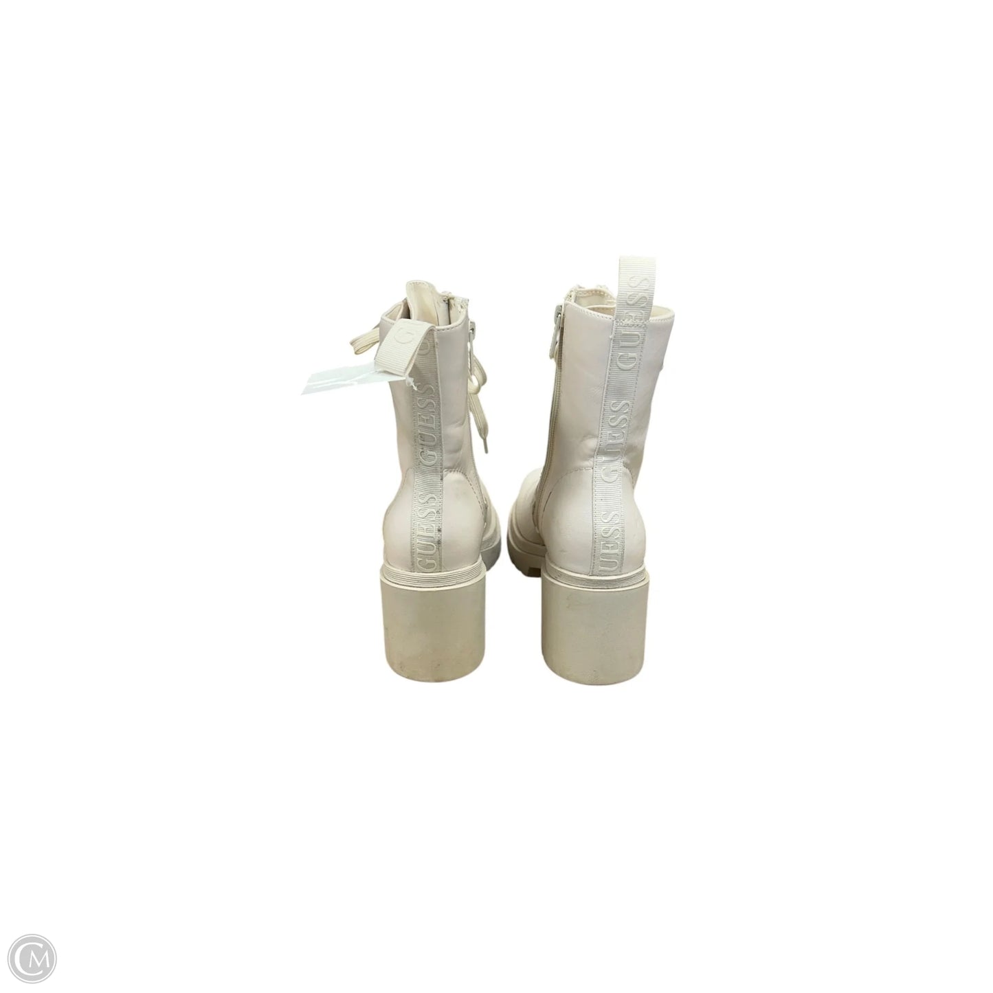 Boots Combat By Guess In Cream, Size: 7.5
