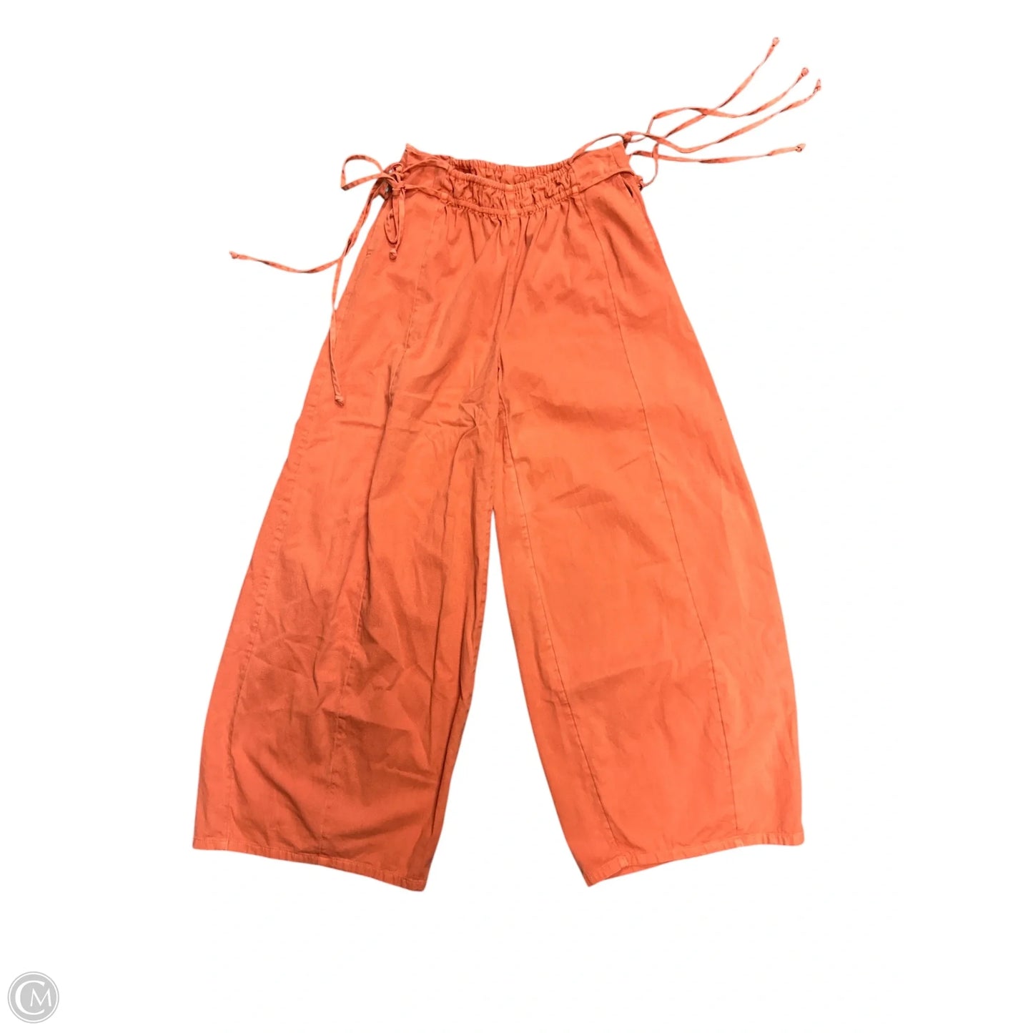 Pants Wide Leg By Free People In Orange, Size: Xs