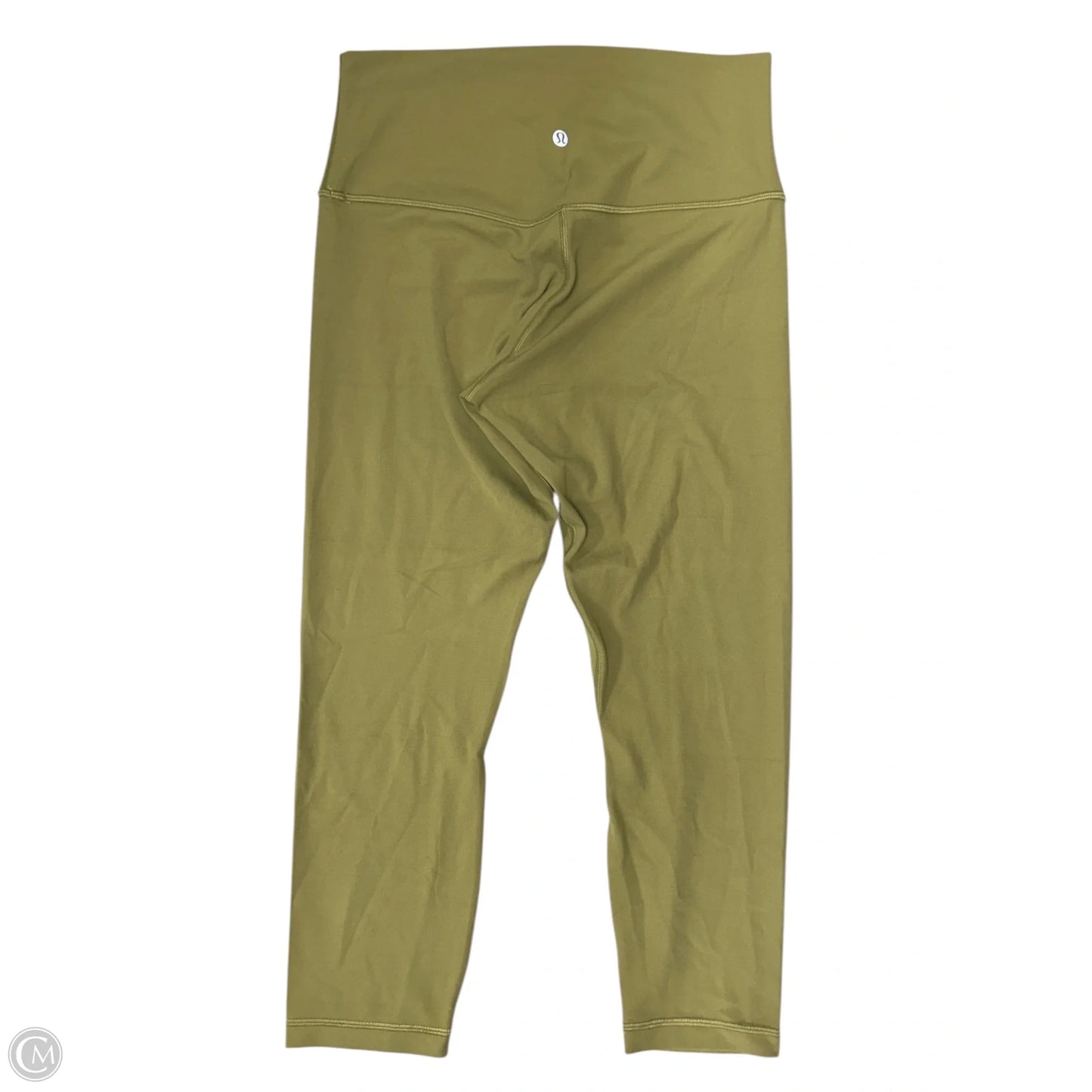 Athletic Leggings By Lululemon In Green, Size: 10